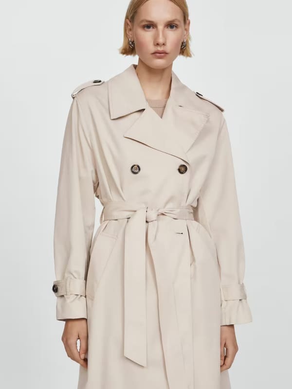 Double-Breasted Trench Coat